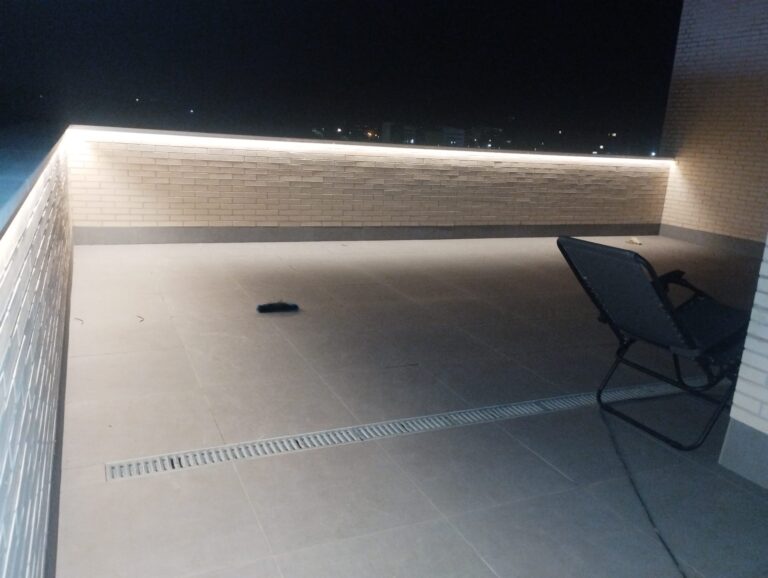 Iluminación indirecta para terrazas