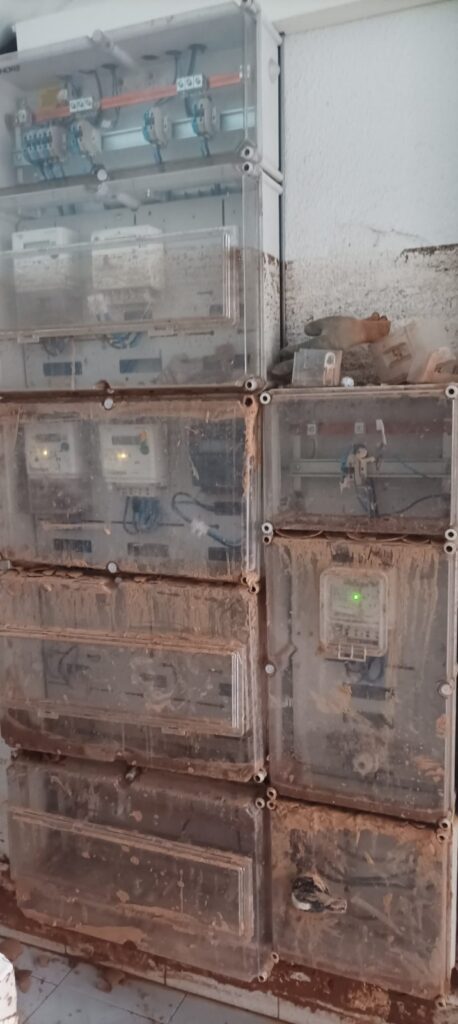 Limpieza y prevención de contadores​ ANTES